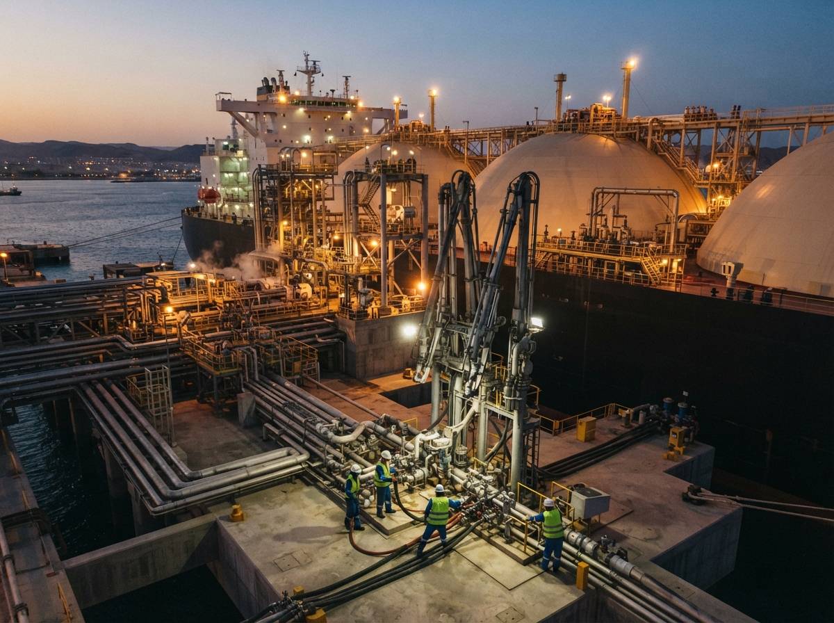 European natural gas prices jumped over 3% after Qatar halted maritime activity amid renewed US Iran tension near the Strait…