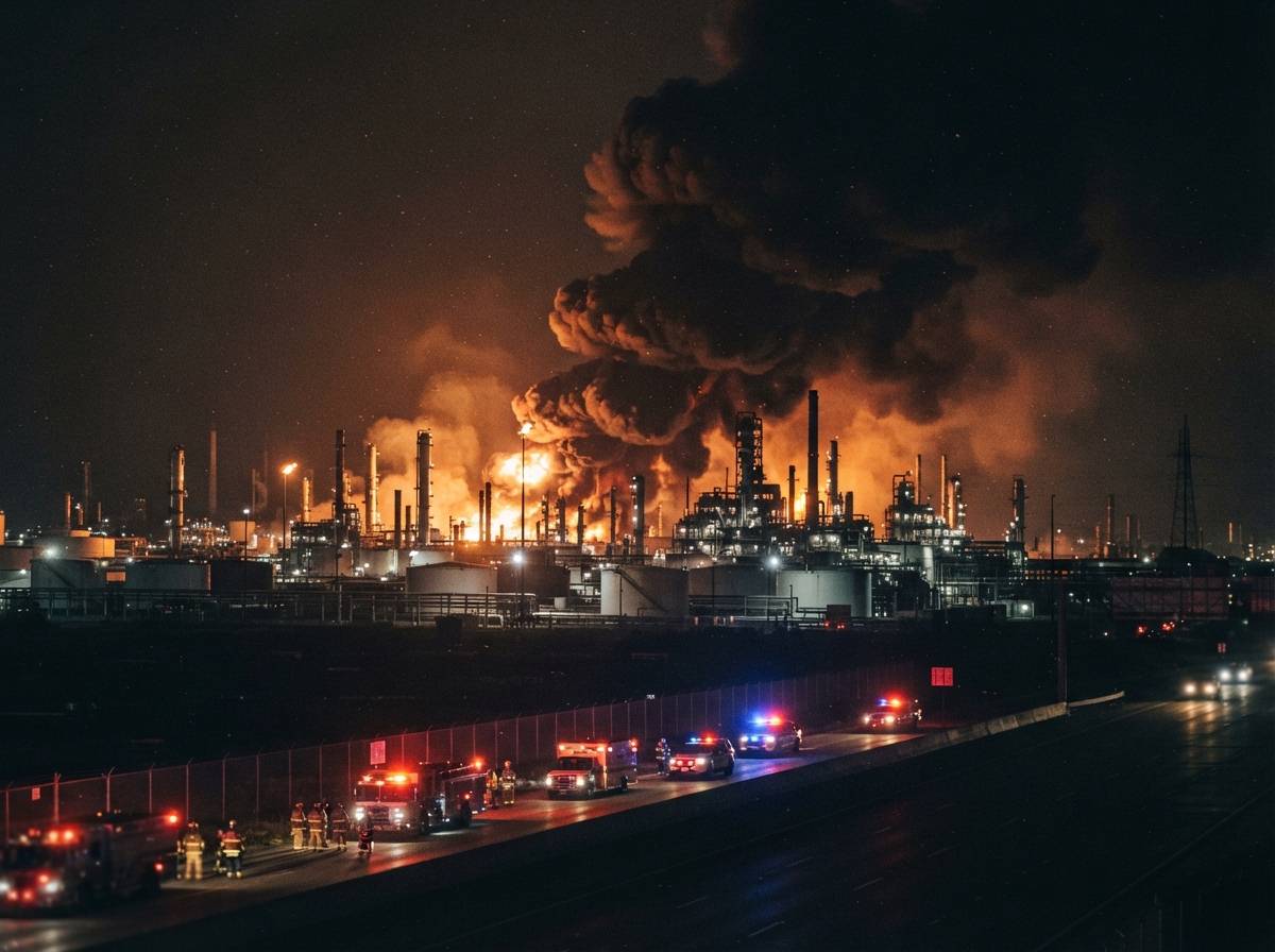 Ukrainian drones struck the Afipsky refinery in Krasnodar, sparking a fire and deepening Russia's fuel crunch.